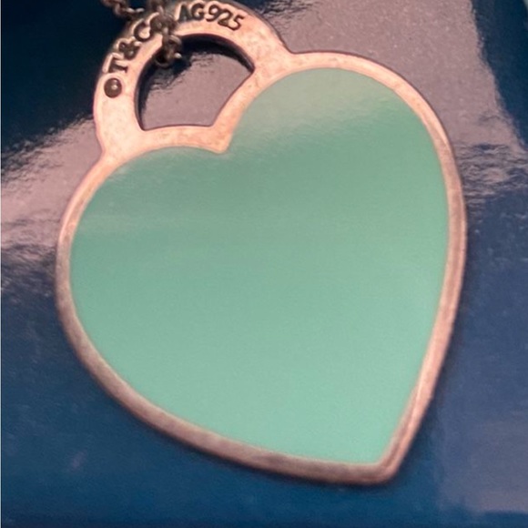 Tiffany and co RTT Medium Blue 💙 🩵 Pendant Charm Only - Picture 2 of 3